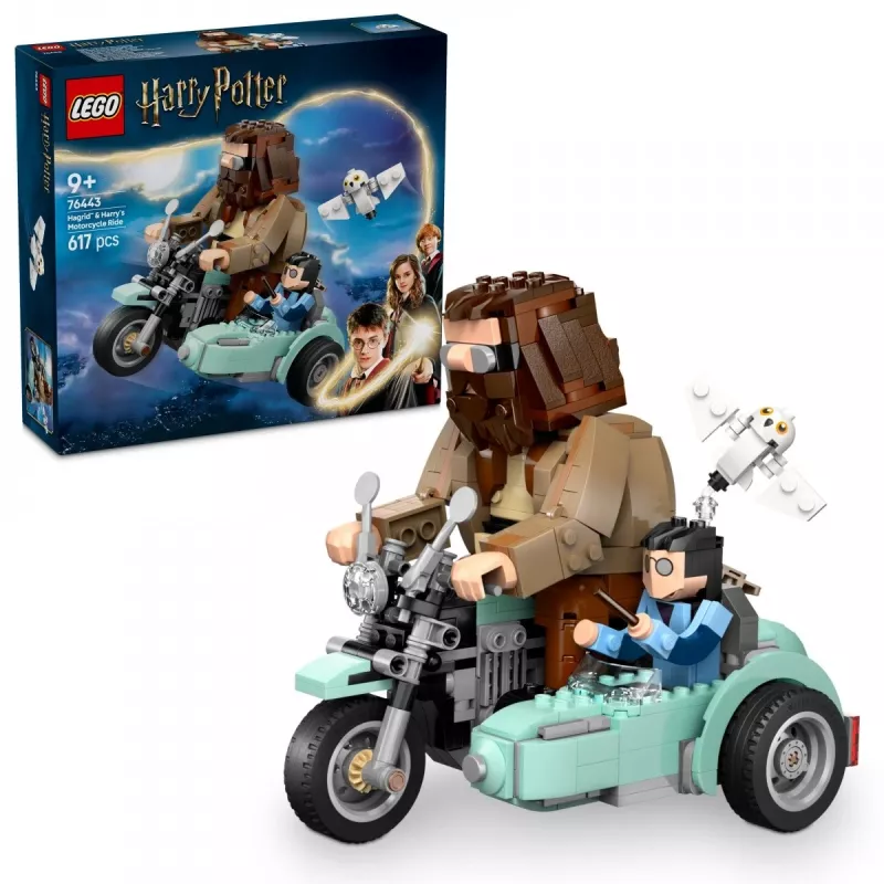 LEGO HARRY POTTER 76443 Przejażdżka Hagrida i Harry'ego na motocyklu