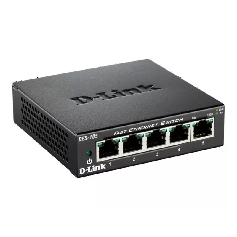 D-Link DES-105 Niezarządzalny L2 Czarny