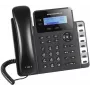 Telefon DECT Grandstream GXP1628 — DECT telefon biurkowy/ścienny, LCD 132x48 px, głośnik, 500 kontaktów, zestaw słuchawkowy RJ‑9