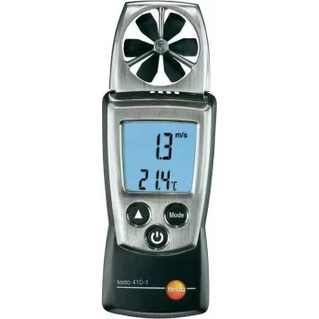 Przepływomierz testo 410-1 (0560 4101) — ręczny anemometr wiatraczkowy do pomiaru prędkości powietrza i temperatury