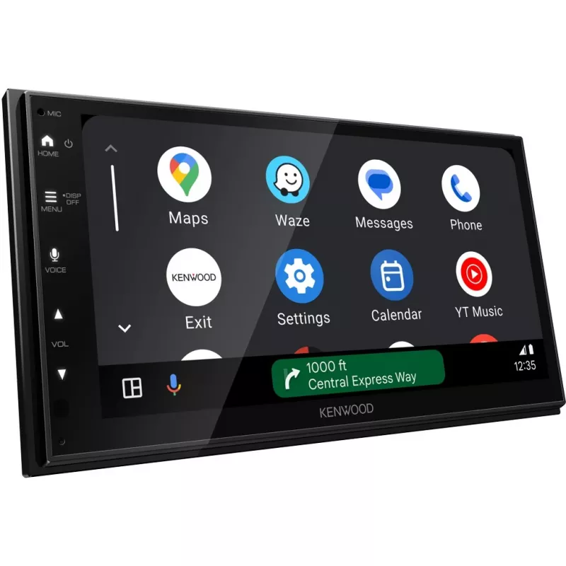 Kenwood moniceiver podwójny DIN z Android Auto, Apple CarPlay, tunerem DAB+, wejściem na kamerę cofania