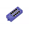 PoE Injector Extralink Gigabit 4-Port, 4x 1000Mb/s RJ45, 48V, niebieski/czarny