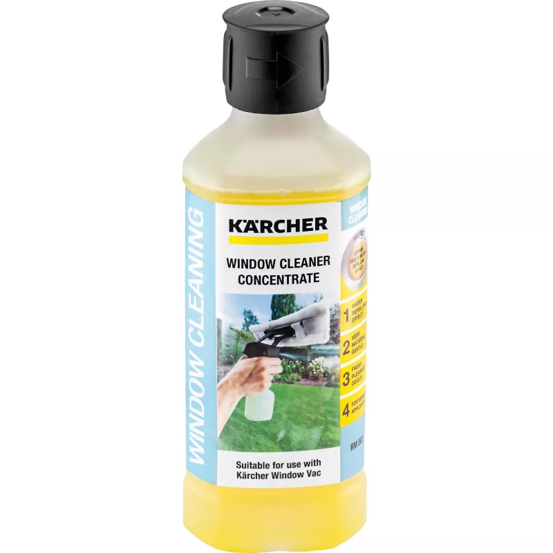 Butelka z rozpylaczem Karcher RM 503 500 ml — środek do mycia szyb, 500 ml, dozownik w sprayu, bez smug