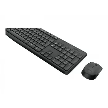 Logitech Keyboard MK235 Wireless KBD+Mouse Grey CZ
