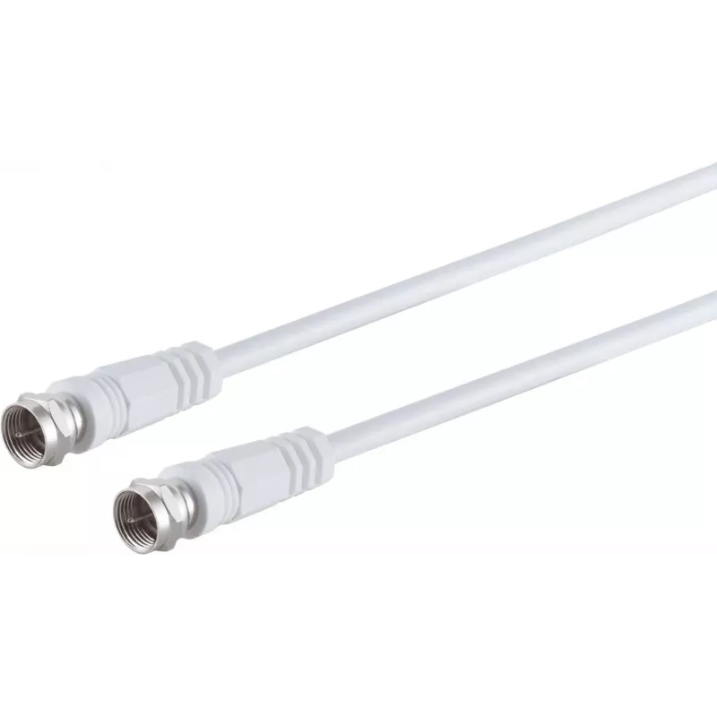 Kabel koncentryczny S/CONN 80092-32 1.5m F-type biały