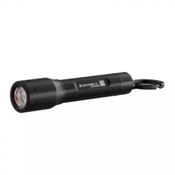 Lampa błyskowa na brelok Ledlenser P3 Czarny — kompaktowa aluminiowa latarka LED, AAA, do 130 lm, IP54, 3 poziomy mocy