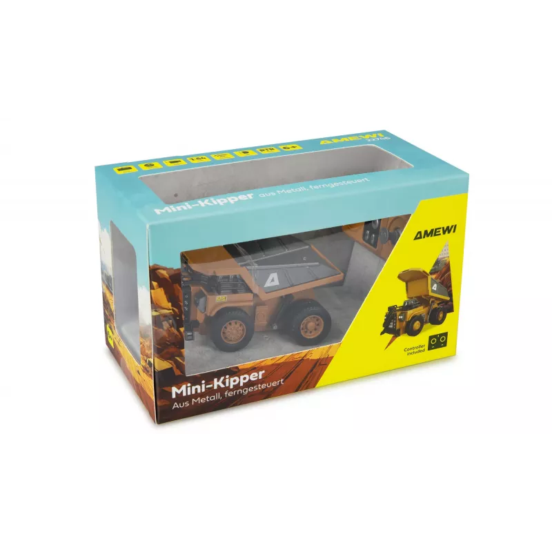Amewi 22746, model samochodu RC, skala 1:64, silnik elektryczny, LiPo 200 mAh, dla dzieci od 6 lat