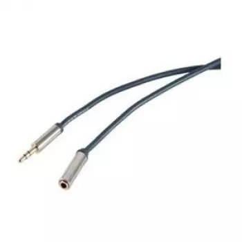 Kabel audio ShiverPeaks 30808-MHQ-cienki 3.5mm stereo, długość 5,0 m