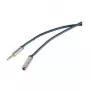 Kabel audio ShiverPeaks 30808-MHQ-cienki 3.5mm stereo, długość 5,0 m
