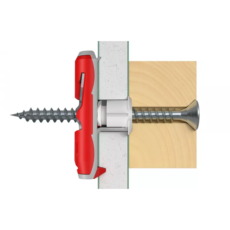 Fischer 537258 kołek rozporowy / kołek do ściany 50 szt. Zestaw wkrętów i kołków 50 mm