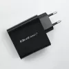 Qoltec 52380 Super Quick PD Charger | 1xUSB-C | 1xUSB | 65W | 5-20V | 1.5-3.25A | Czarny