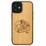 Etui ochronne Man and Wood na iPhone 12 mini — dziecięcy wzór rybki