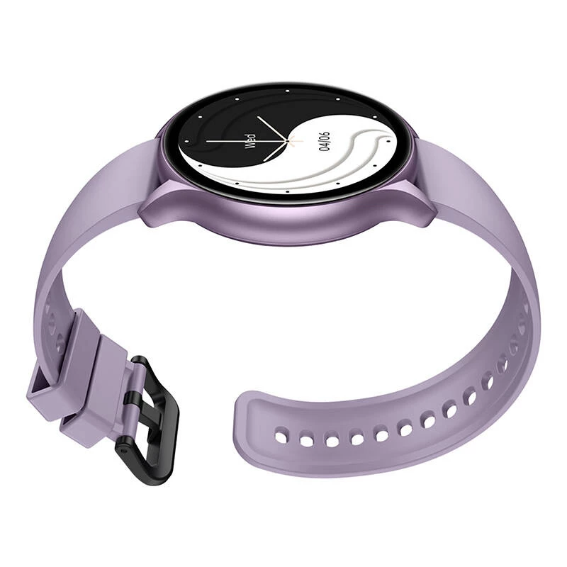 Smartwatch Zeblaze Btalk 3 Plus — 1,39 cala (3,53 cm) IPS 360×360 px, ekran dotykowy, pasek silikonowy, fioletowy