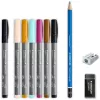 Zestaw artystyczny narzędzi do rysowania Staedtler LineArt i Botaniczny