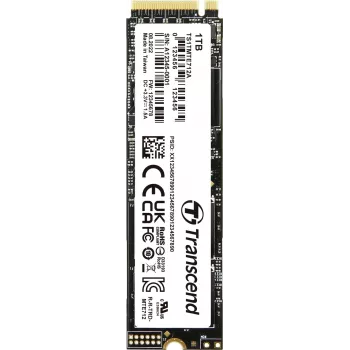 Transcend MTE712A - SSD - szyfrowany - 1 TB - wewnętrzny - M.2 2280 (dwustronny) - PCIe 4.0 x4 (NVMe) - 256-bitowy AES - dysk z automatycznym szyfrowaniem (SED), szyfrowanie TCG Opal 2.0 (TS1TMTE