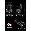 Uniwersalny fotel gamingowy Gembird SCORPION