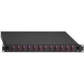 Patch panel światłowodowy Rutenbeck 2280300240 LC Duplex MM 24 porty 1U (48,3 cm)