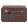 Przenośne radio DAB+ Imperial DABMAN i170 — tuner FM/DAB+, 10 W RMS, wyświetlacz 2,4 cala, 3,5 mm, USB-A, czarne/drewniane