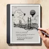 Ebook New Kindle Scribe - wersja 2024, 10,2 cala, bez odblasków, 64 GB Wi-Fi (bez reklam na ekranie blokady) z rysikiem Premium Pen w kolorze wolframowym