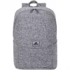 RIVACASE Anvik 15.6 plecak na laptopa, 15L, szary, wodoodporny materiał, kieszenie na tablet 10.5, smartfon, dokumenty, akcesoria, butelkę