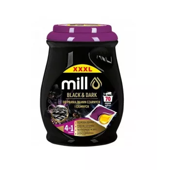 MILL PROFESSIONAL 2-komorowe kapsułki do czarnego i ciemnego prania 70 szt.