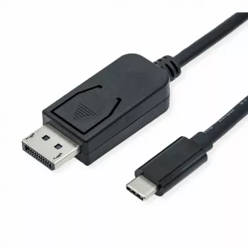 ROLINE 11.04.5835 Kabel wideo-adapter 1 m DisplayPort USB Type-C Czarny (11.04.5835)