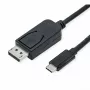 ROLINE 11.04.5835 Kabel wideo-adapter 1 m DisplayPort USB Type-C Czarny (11.04.5835)