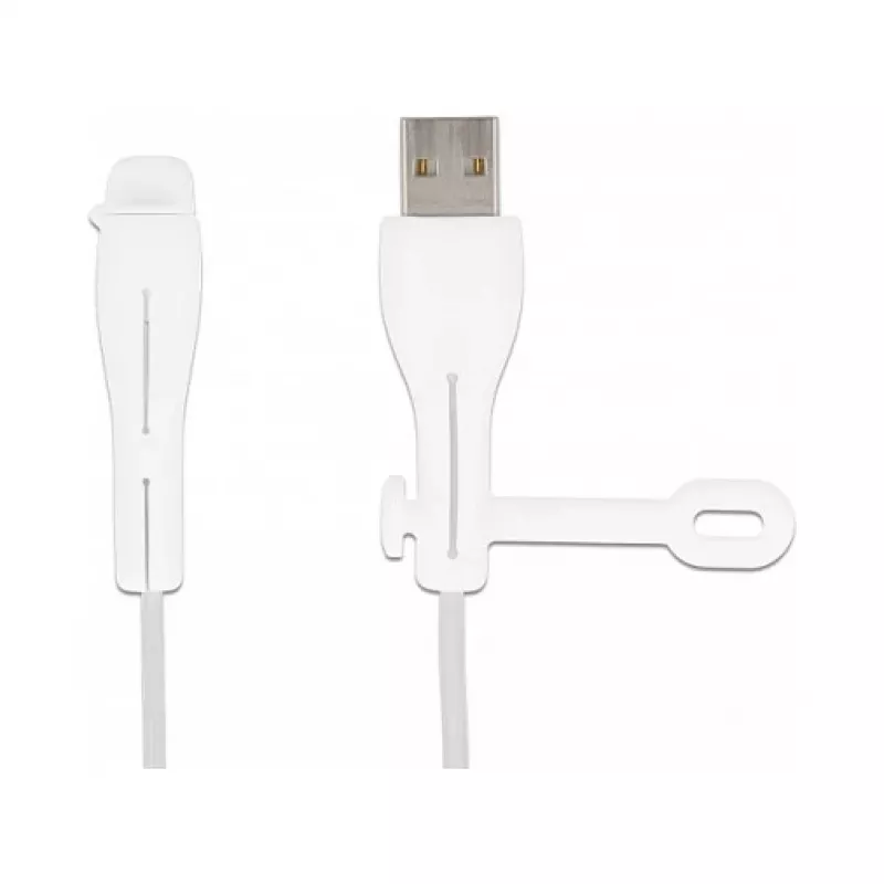 DeLOCK Osłona przeciwkurzowa na USB typu A męski i USB typu C męski zestaw 2 sztuki biały