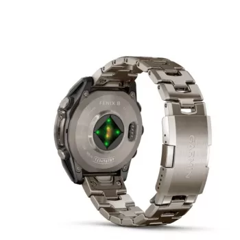 Smartwatch GARMIN Fenix 8 47 mm, 1,4 cala (3,56 cm) AMOLED 454×454, tytan, Wi‑Fi, GPS