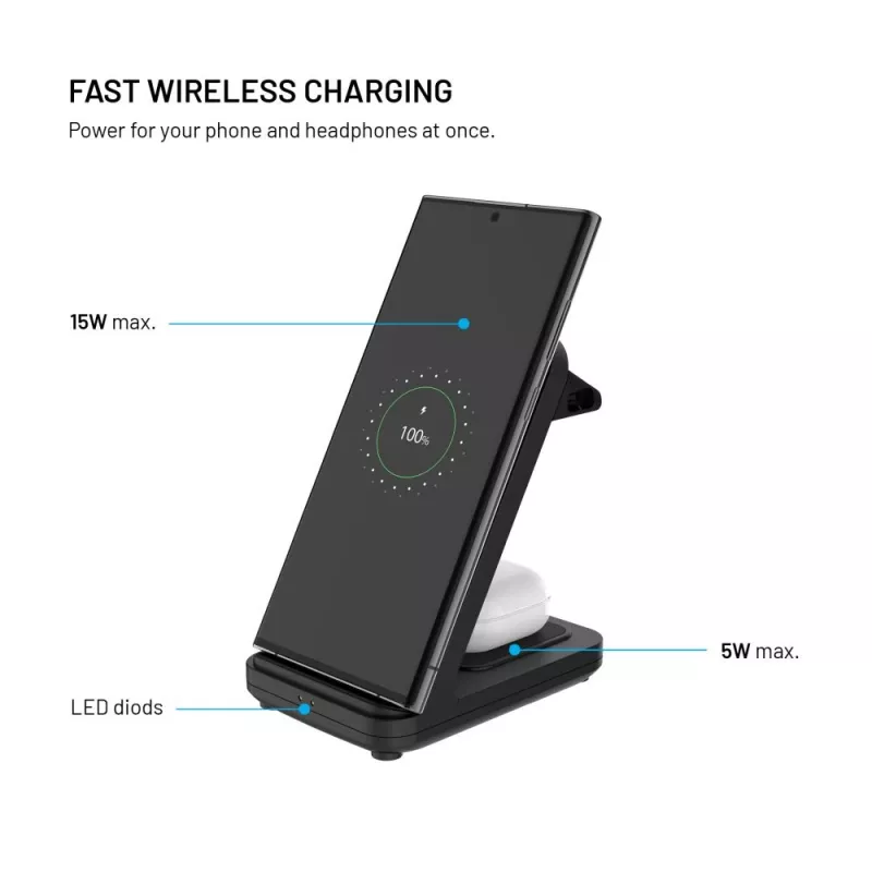 Przenośna stacja zasilania FIXED FIXPOS-U-BK 300W 60000mAh zestaw akumulatorów