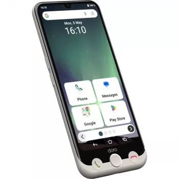 Smartfon Doro Aurora A30 6.1 cala 6GB 128GB Biały