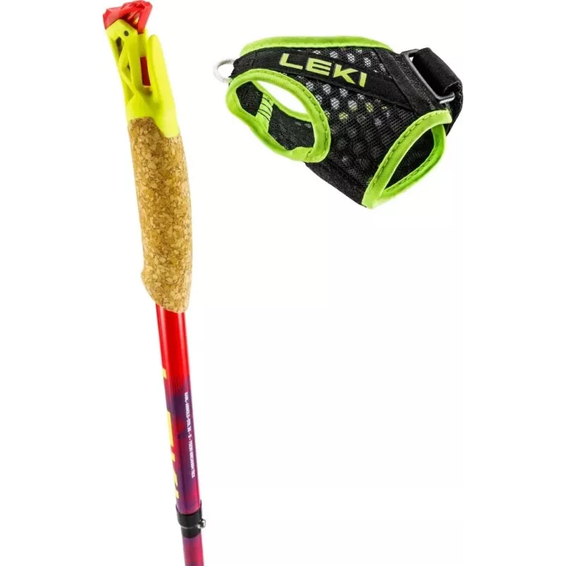 Kije trekkingowe LEKI TRL ULTRATRAIL FX ONE, 125cm czerwony