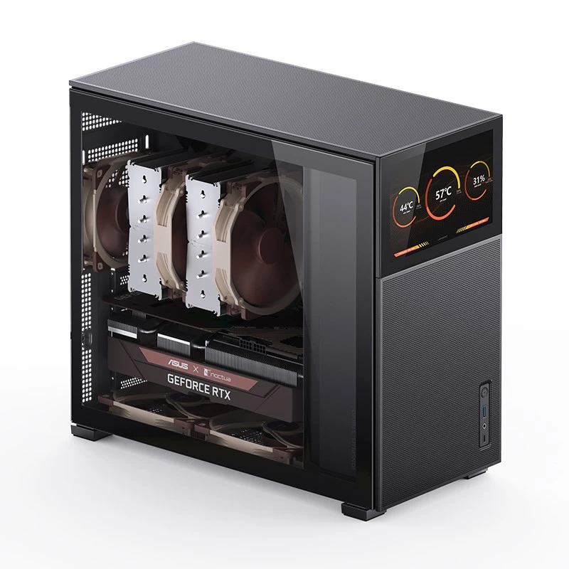 Obudowa komputera Jonsbo D41 MESH Midi Tower Czarna