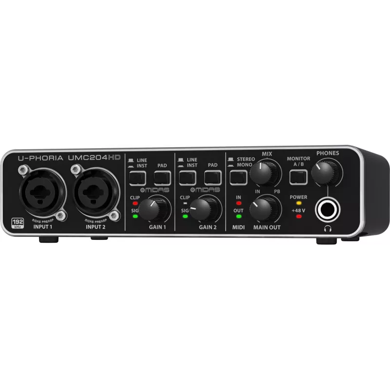 Behringer UMC204HD dodatkowy sprzęt muzyczny