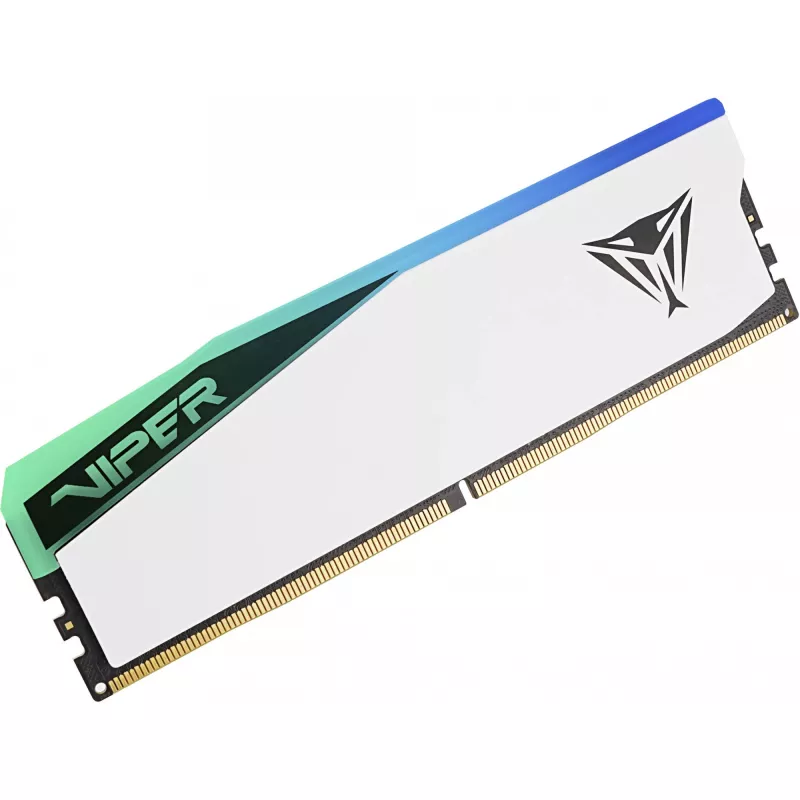 DIMM 48 GB DDR5-6000 (2x 24 GB) Dual-Kit, Pamięć Biała, PVER548G60C42KW, Viper Elite 5 RGB, INTEL XMP, AMD EXPO