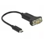 Kabel szeregowy DeLOCK 63908 Czarny 0,15 m DB-9