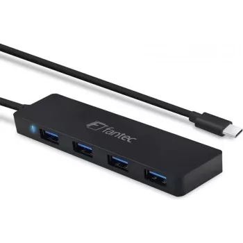 Hub USB FANTEC UMP-4U31-C z 4 portami USB-A 3.0 i złączem USB-C