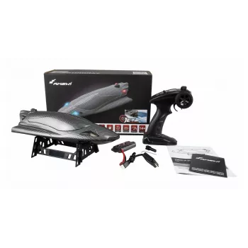 Radio-controlled speedboat Amewi Stingray Jet Drive 335mm RTR, carbon look