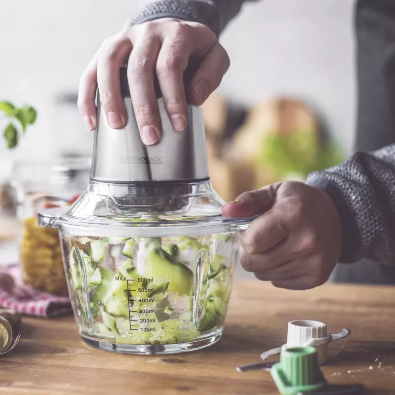 Elektryczny siekacz do żywności Gastroback Design Mini Chopper Plus