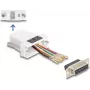 Zestaw montażowy DeLOCK D-Sub 15-pin żeński na RJ45 żeński, biały VGA RJ-45