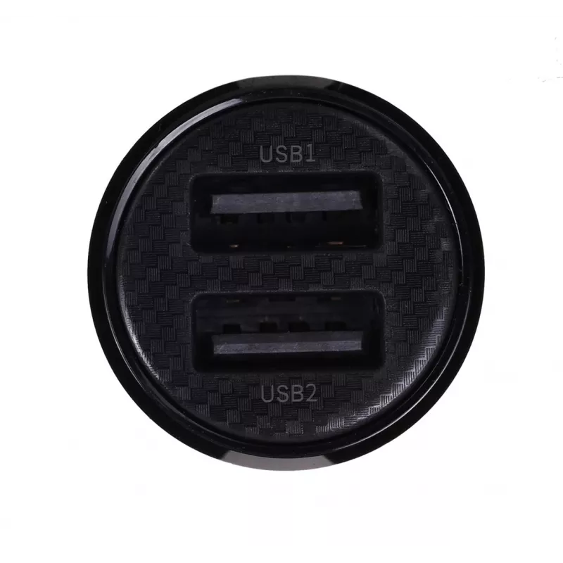 Ładowarka samochodowa Baseus Gain Pro Universal Czarny — 2× USB 2.0, 2.4 A na port, wejście 12–24 V, wyjście 5 V