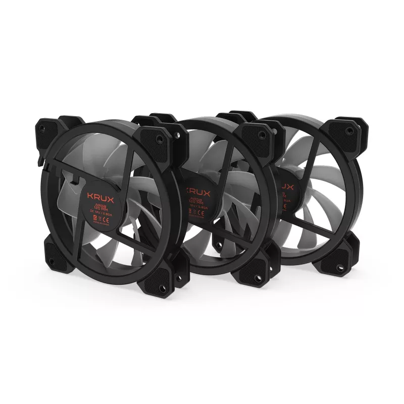 KRUX Lunar 120 ARGB 3-Pack Obudowa wentylatory