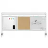 Przegroda biurkowa Ergo Office ER-300 W, szerokość 1250 mm, maks. obciążenie 10 kg