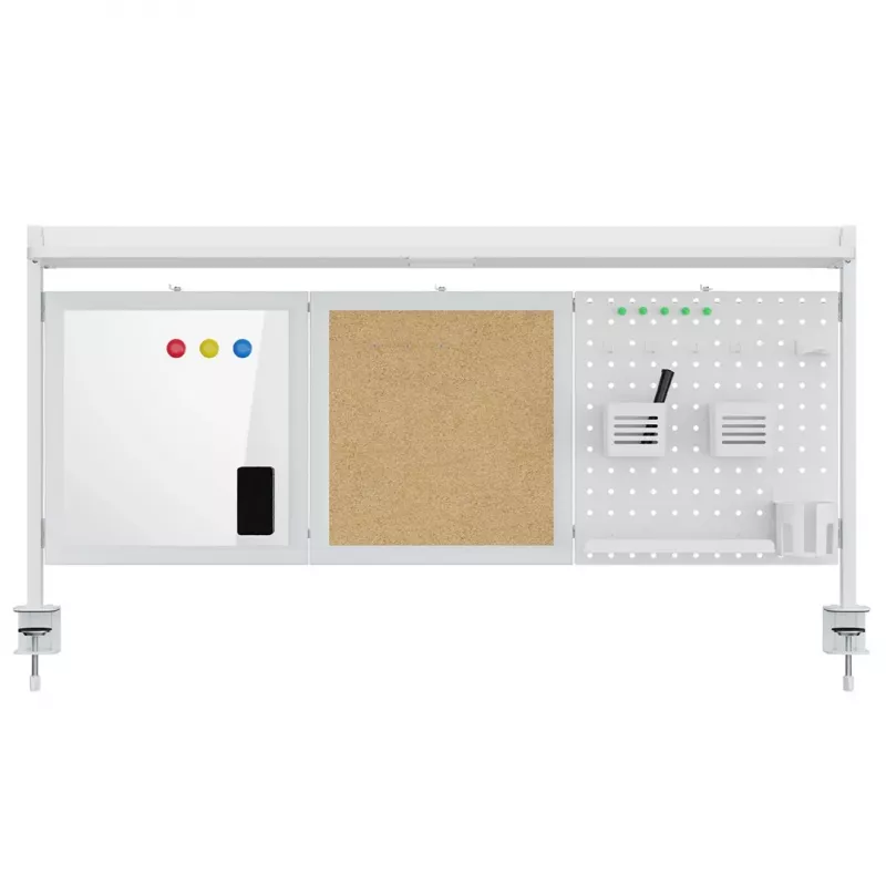 Przegroda biurkowa Ergo Office ER-300 W, szerokość 1250 mm, maks. obciążenie 10 kg