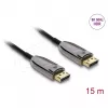 DELOCK Aktywny kabel optyczny DisplayPort 2.1 8K 60 Hz 40 Gb/s 15 m