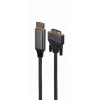 adapter kablowya wideo Gembird CC-DPM-DVIM-4K-6 — DisplayPort do DVI, 1,8 m, 4K, czarny
