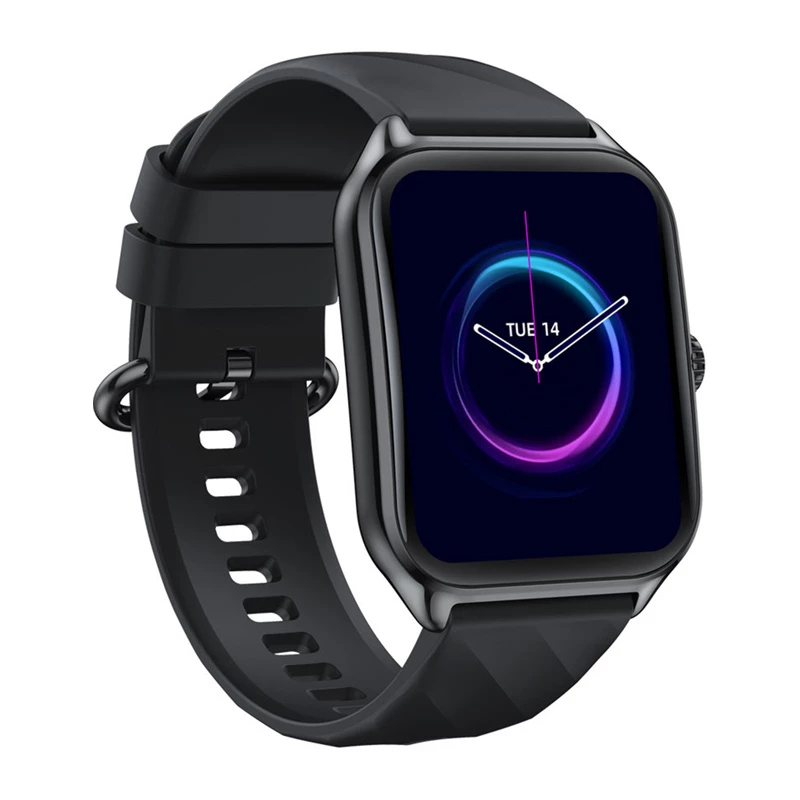 Smartwatch Zeblaze GTS 4 — 1.94 cala (4,93 cm) AMOLED, 466×466 px, Ekran dotykowy, Wi‑Fi, Silikonowy pasek, Czarny
