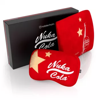 noblechairs Memory Foam Pillow Set - Fallout Nuka-Cola Edition (otwarte opakowanie)