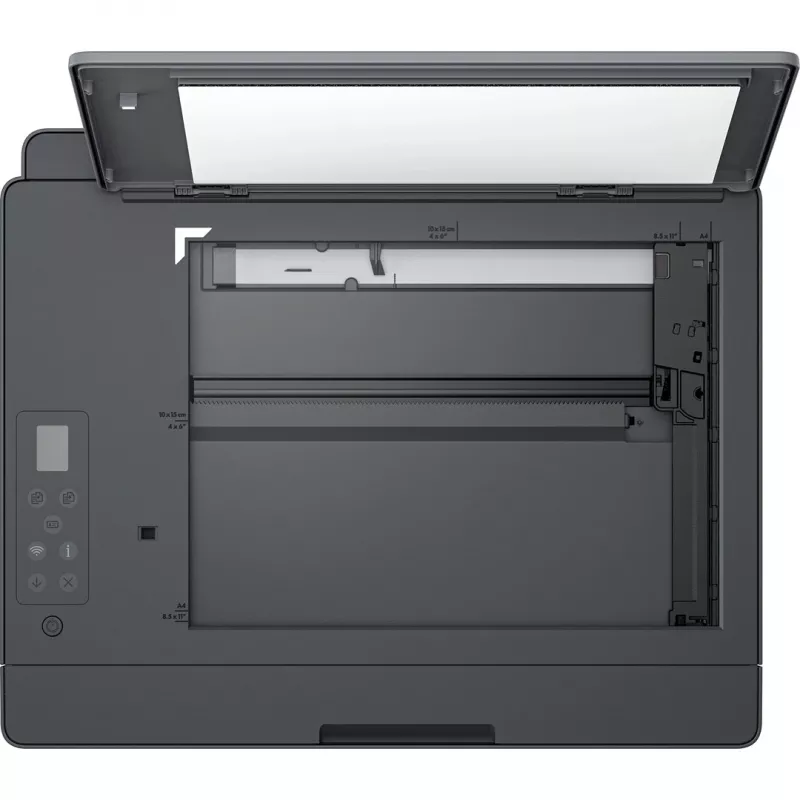 Drukarka wielofunkcyjna HP Smart Tank 581, termiczna atramentowa, kolor — A4, Wi‑Fi, dupleks (ręczny), 4 kartridże, 4800x1200 DPI