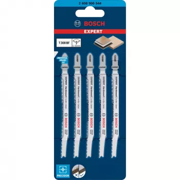 Bosch EXPERT ‘HARDWOOD 2-SIDE CLEAN’ T308 BF brzeszczot do wyrzynarki bimetaliczny 5 szt.